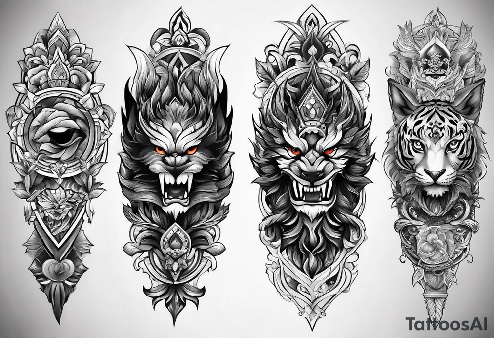 Long forearm wisdom tattoo tattoo idea