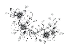 a piece with playful elements that says kay lown tattoo idea