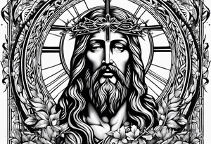 jesus tattoo idea