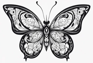 Butterfly tattoo idea
