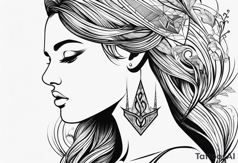 Virgo and Scorpio sign together tattoo idea