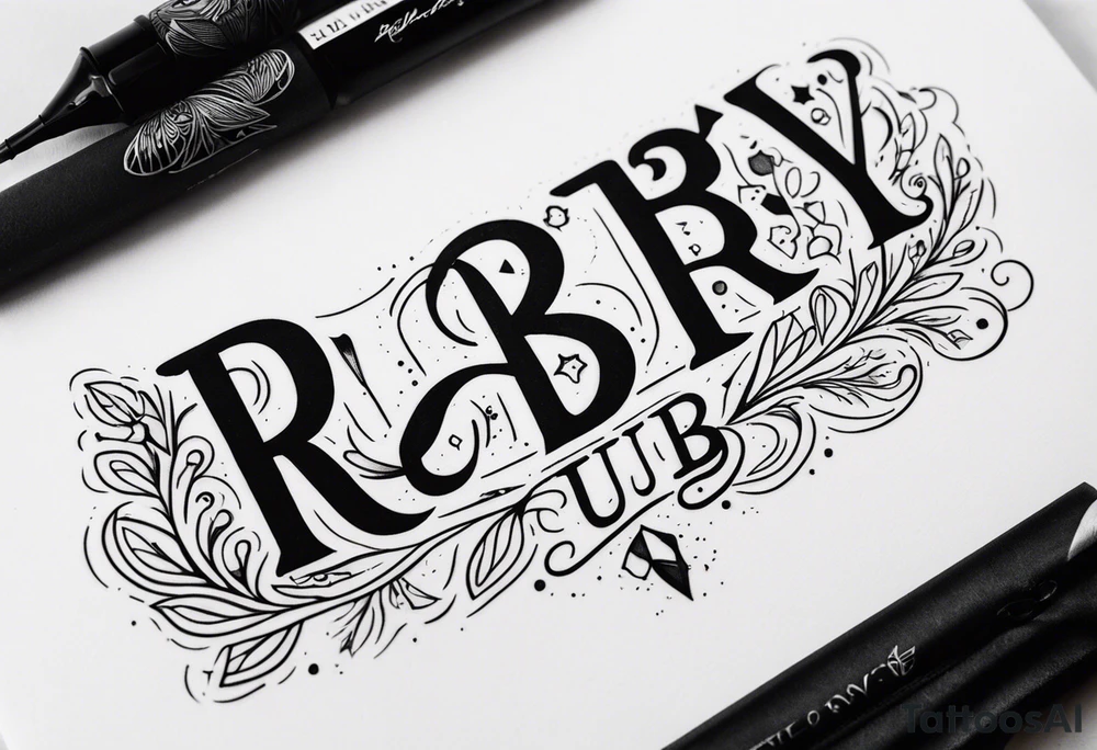 R u b y  🐾 tattoo idea