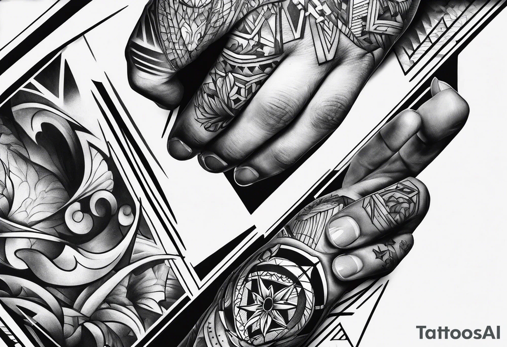 on the hand for a 30 year old guy who loves sports and football tattoo idea
