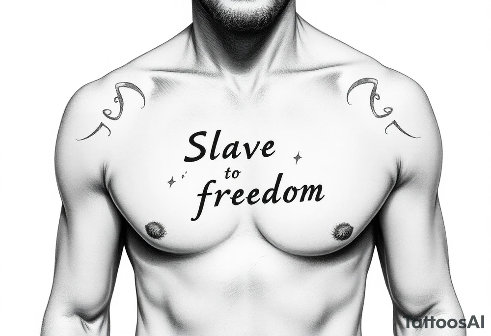 Slave to freedom tattoo idea