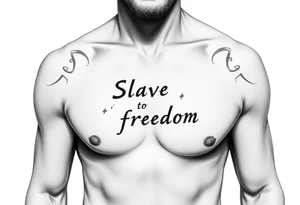 Slave to freedom tattoo idea