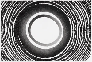 an open Ensō circle, without the "pointers", just the brush circle - representing how light and darkness go togetger tattoo idea