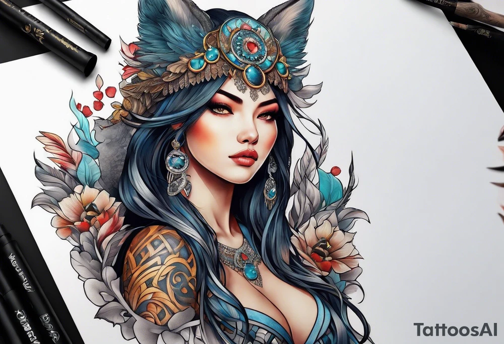 Monstress tattoo idea