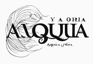 "aqui y ahora" spanish message tattoo idea