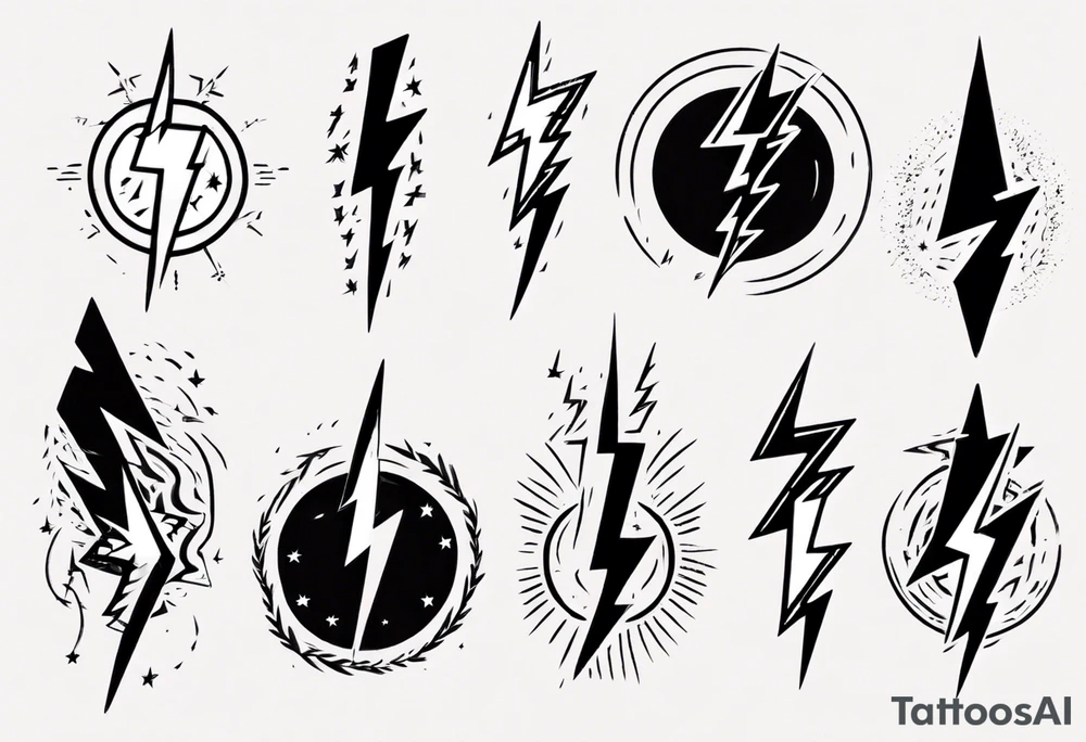 lightning tattoo idea