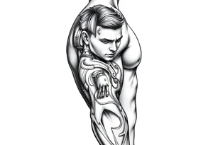 Make, masculine, Computer programmer coding, 6 kids, Libra, nerdy tattoo idea