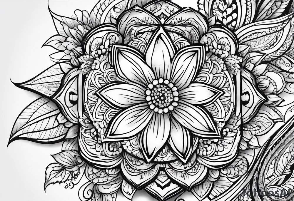 hena tattoo idea
