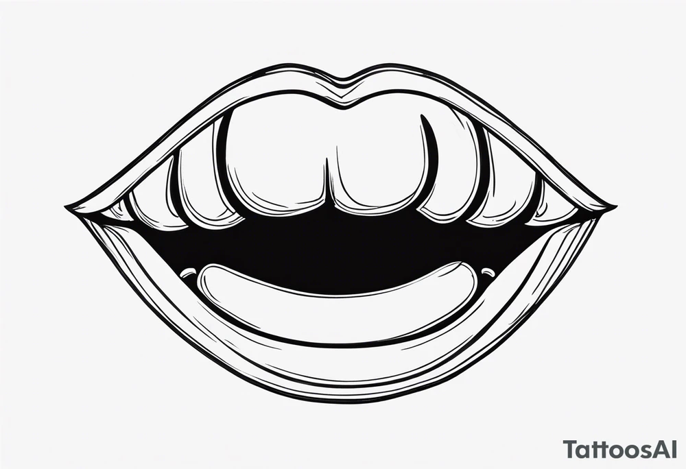 smile tattoo idea