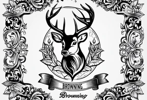 browning logo tattoo idea