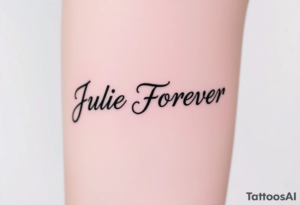 Julie Forever tattoo idea