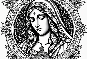 christianity 
jesus 
mary tattoo idea