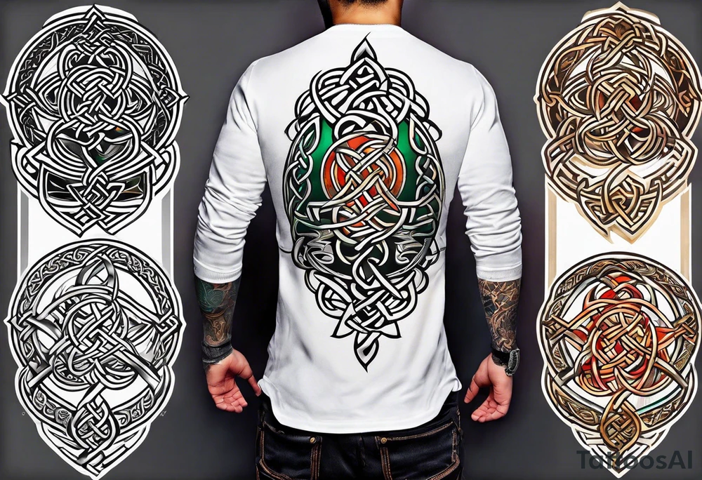Strength change loyalty Celtic tattoo idea