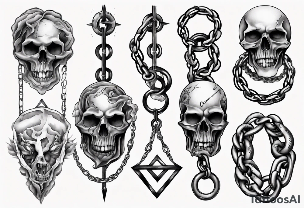 Chains tattoo idea