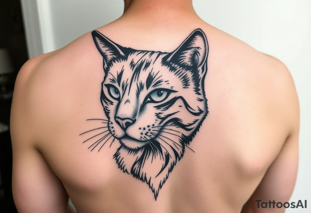 Black Cat tattoo idea