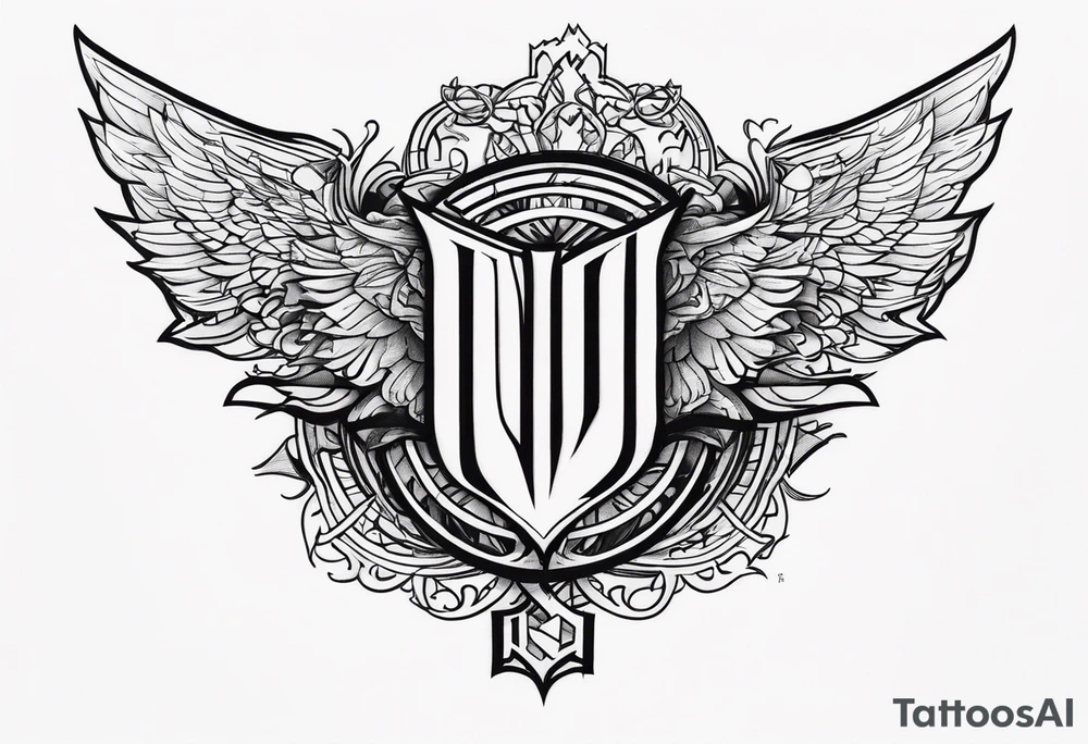 The word INVICTUS in all caps. tattoo idea