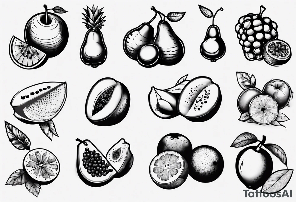 Fruits tattoo idea