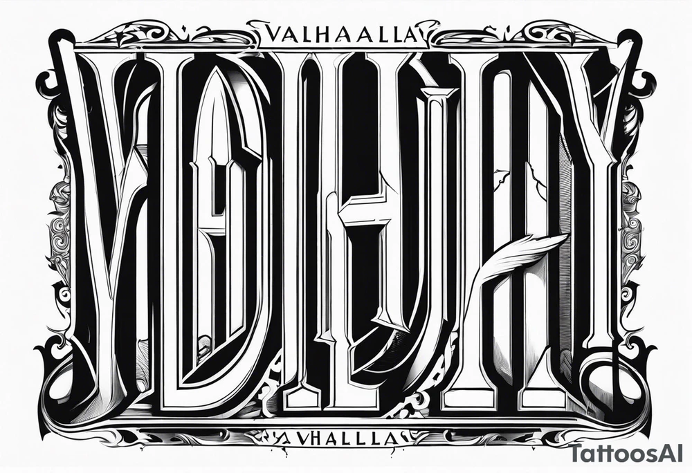 Valhalla steps
 pillars tattoo idea