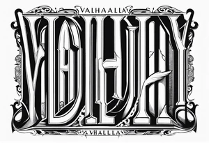 Valhalla steps
 pillars tattoo idea