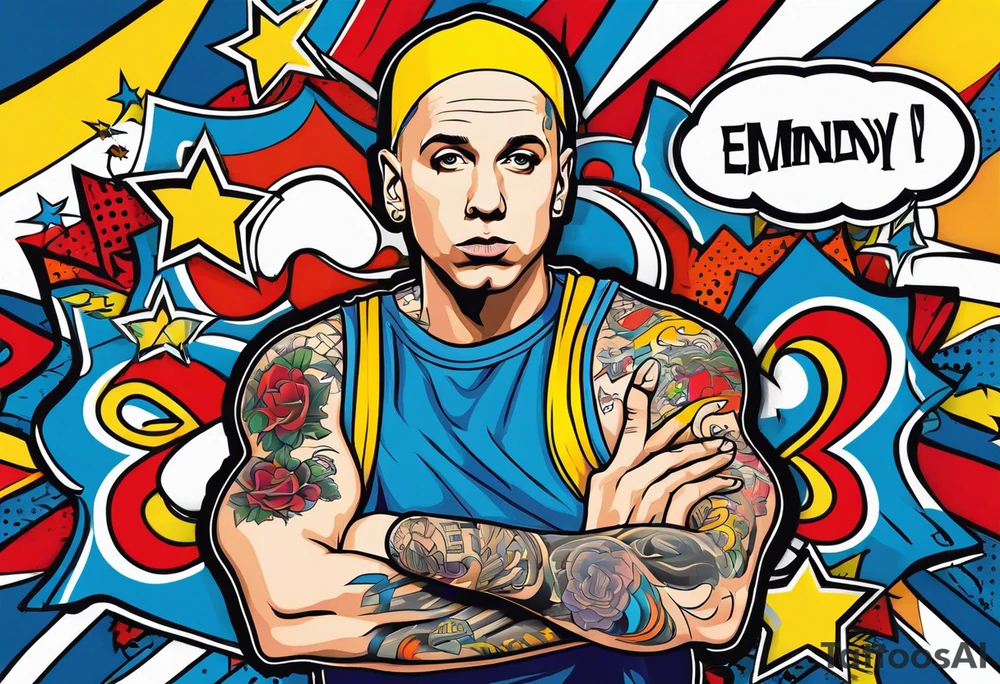 Eminem slim shady motivational tattoo idea