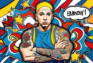 Eminem slim shady motivational tattoo idea