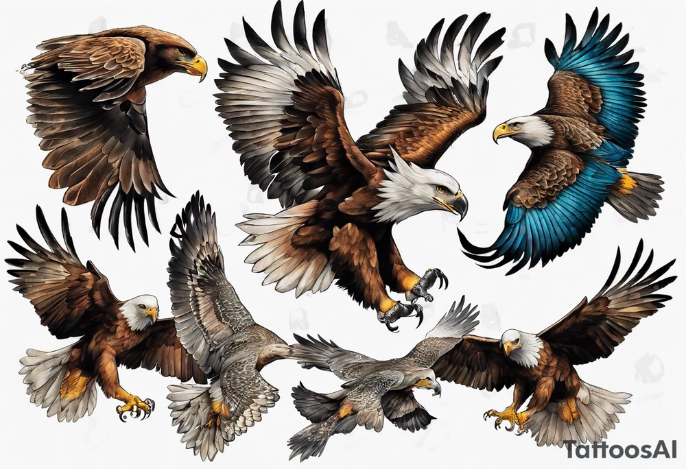 aigle bicéphale tattoo idea