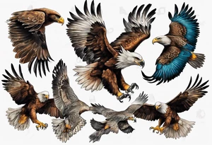 aigle bicéphale tattoo idea