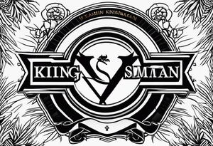 Logo de la pelicula kingsman tattoo idea