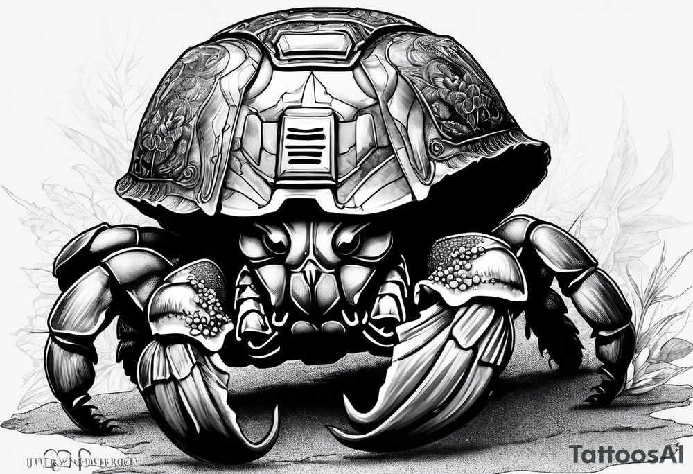 hermit crab wearing a storm trooper helmet tattoo idea hermit crab wearing a storm trooper helmet tattoo idea