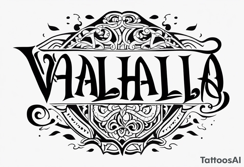 Valhalla tattoo idea