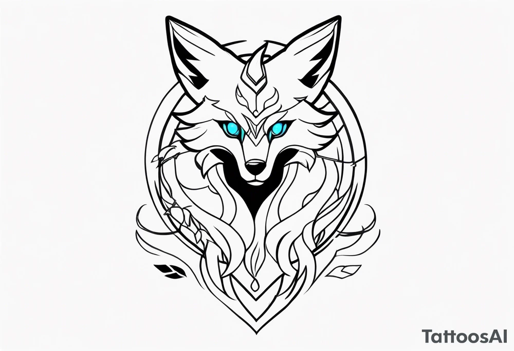 kindred from league of legends tattoo idea