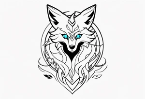 kindred from league of legends tattoo idea