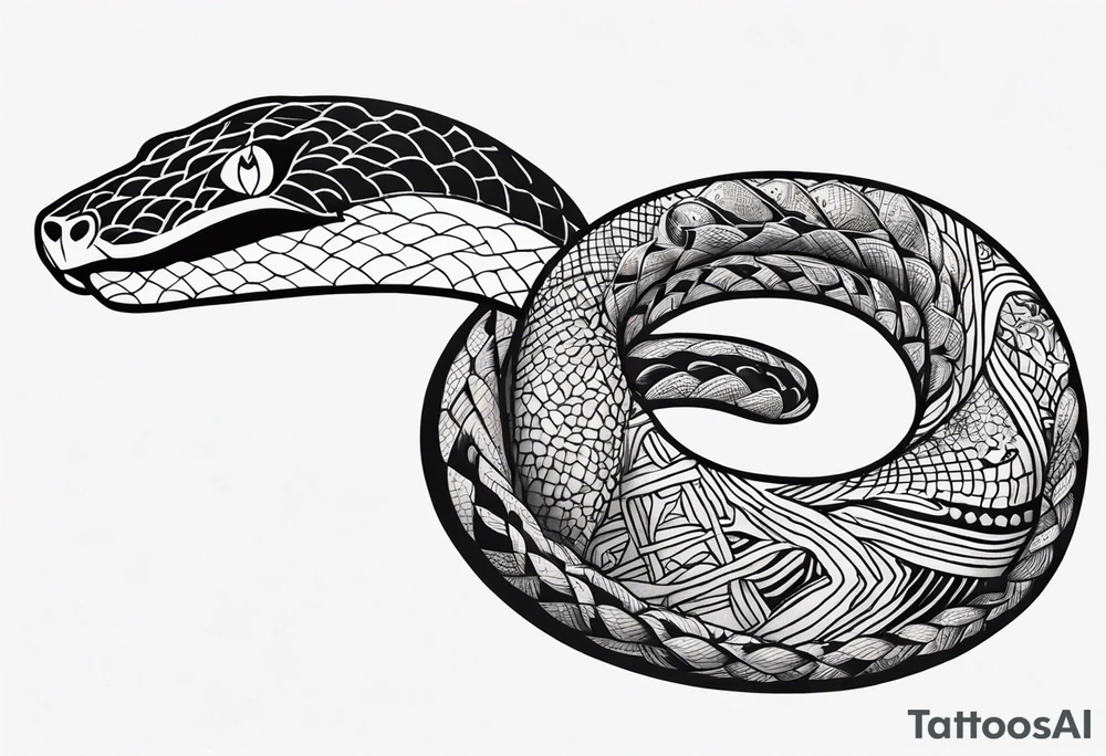 Collarbone snake tattoo idea