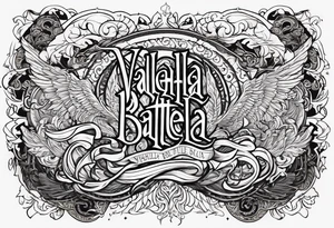 VALHALLA battle  prayer poem tattoo idea