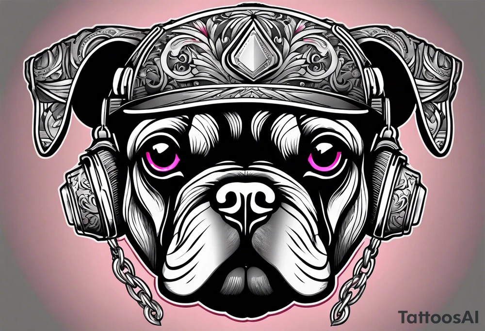 casque pompier, bouledogue français date et heure de naissance, rose, moto,  sur le bras complet tattoo idea