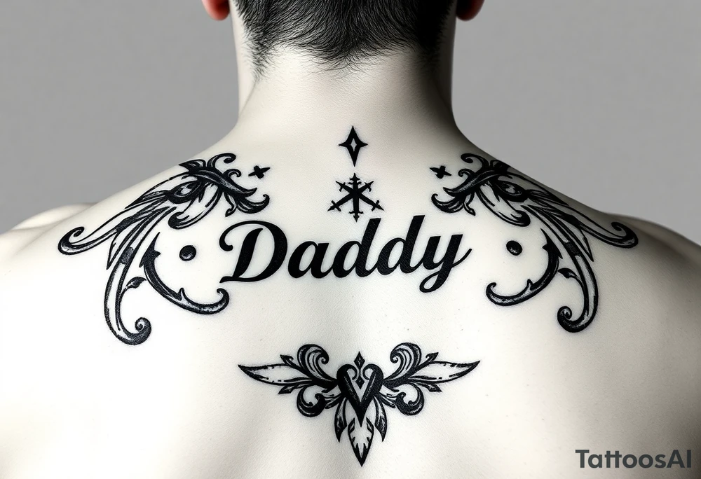Casino memorial for Daddy tattoo idea