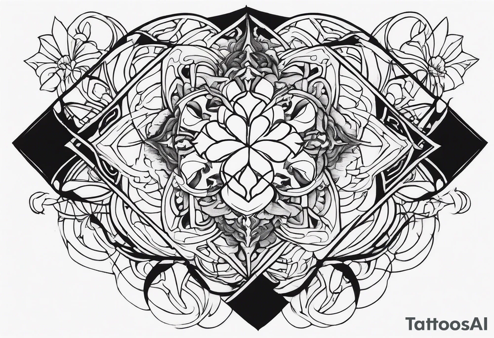 let the impulse to love and the instinct to kill entangle to one tattoo idea
