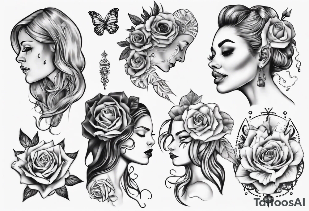 mother daughter tattoo idea