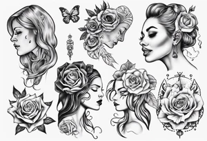 mother daughter tattoo idea