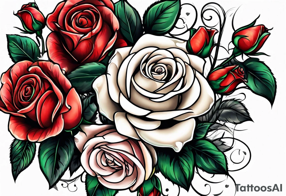 Roses tattoo idea