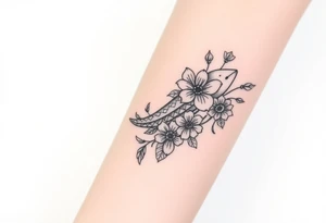 Strong, queen, Pisces, beauty, flowers, independent, survivor, domestic violence survivor, suicide awareness, warrior, independent tattoo idea