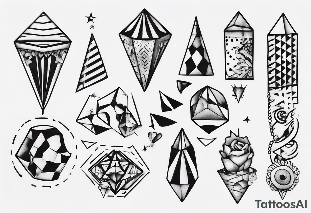 bonbon and choo choo tattoo idea