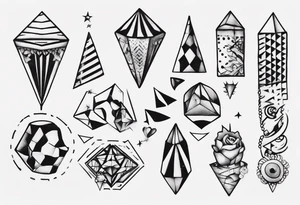 bonbon and choo choo tattoo idea