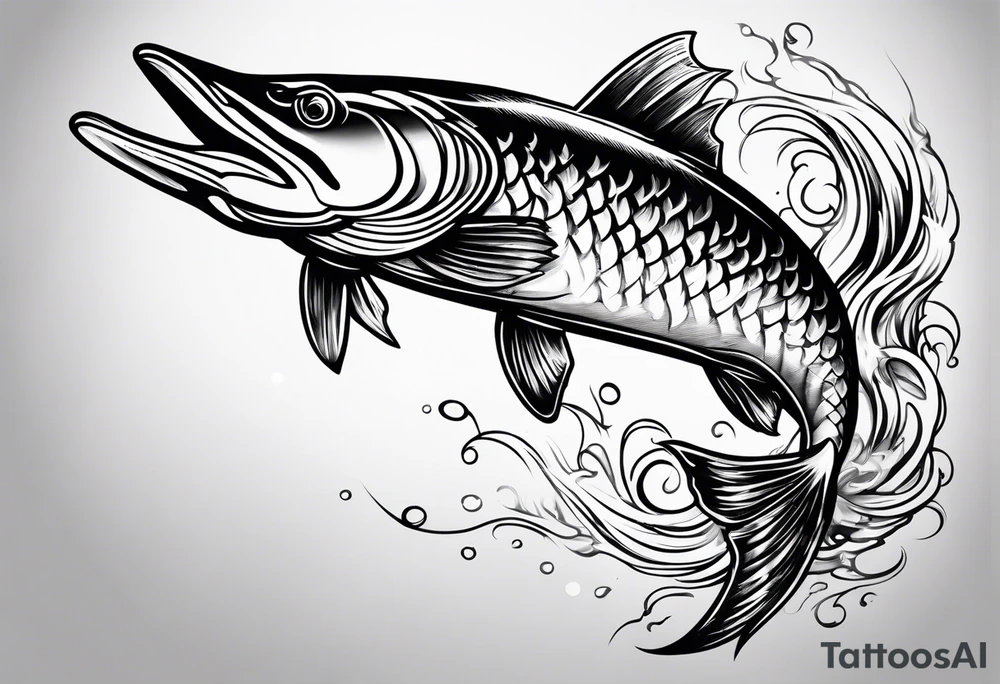 pike jump tattoo idea