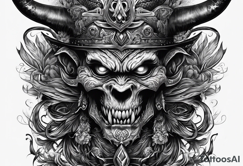 Monster tattoo idea