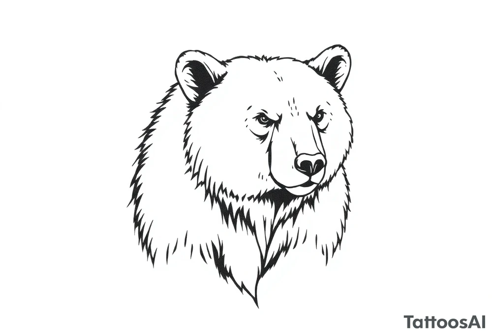 Bear tattoo idea