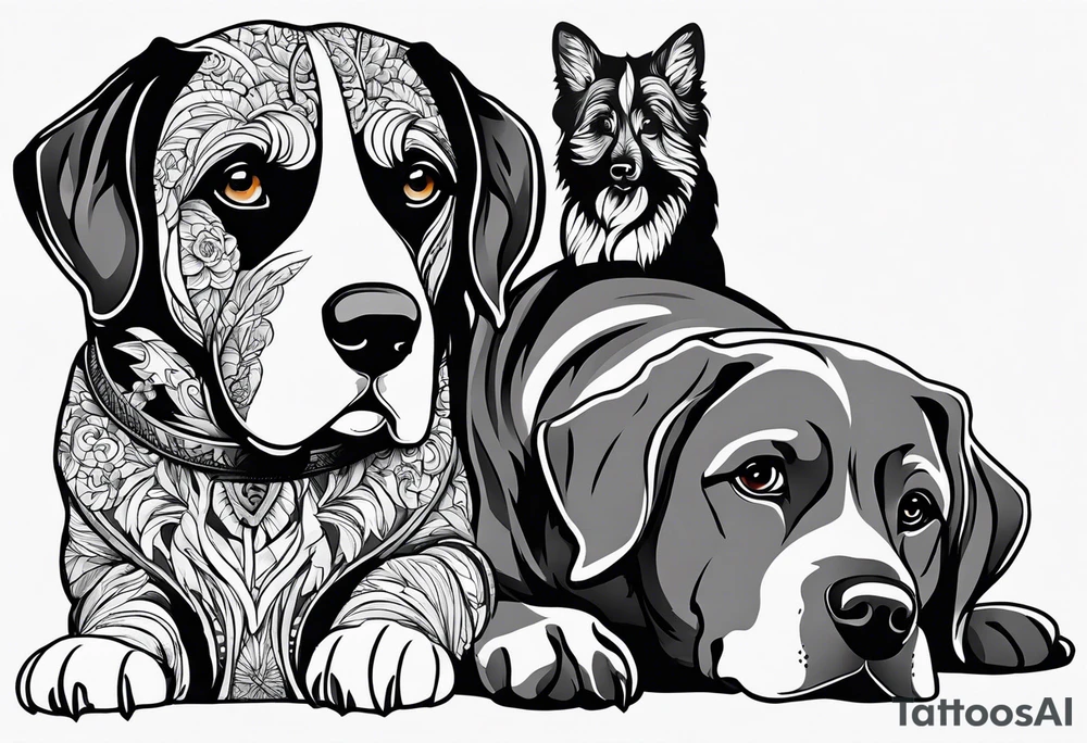Dogs tattoo idea